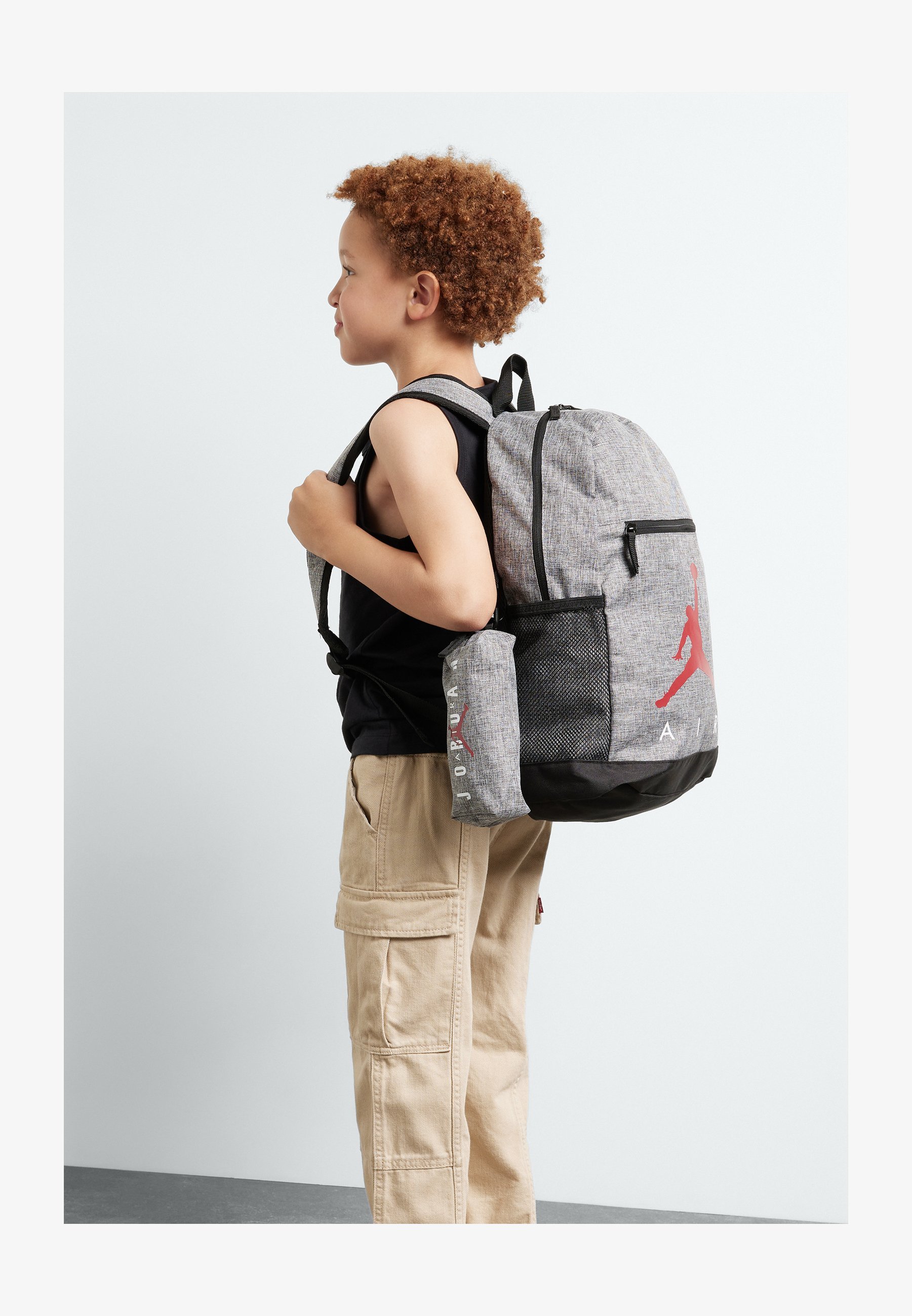Jordan AIR SCHOOL BACKPACK UNISEX SET - Pennenbakje - grijs