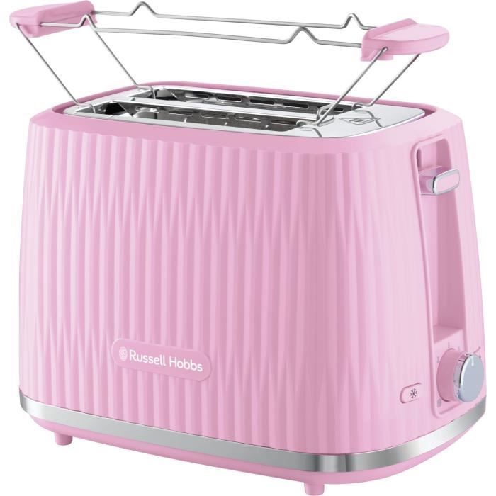 Tostadora - RUSSELL HOBBS - EDEN - 800 W - 2 ranuras - Frambuesa