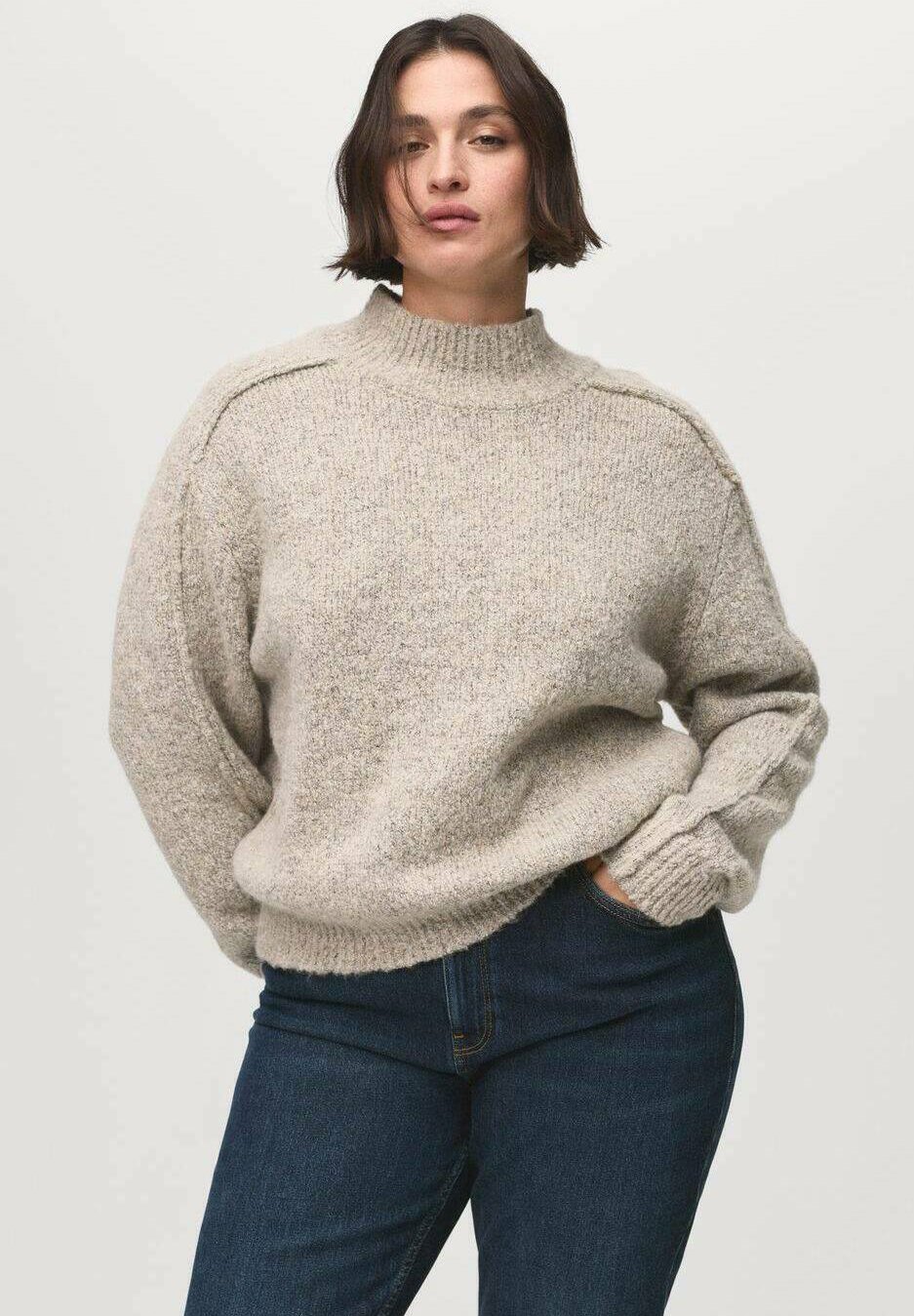 Mango Flared Jeans - mørkeblå