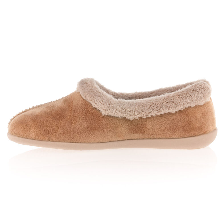 Pantuflas marrones para mujer