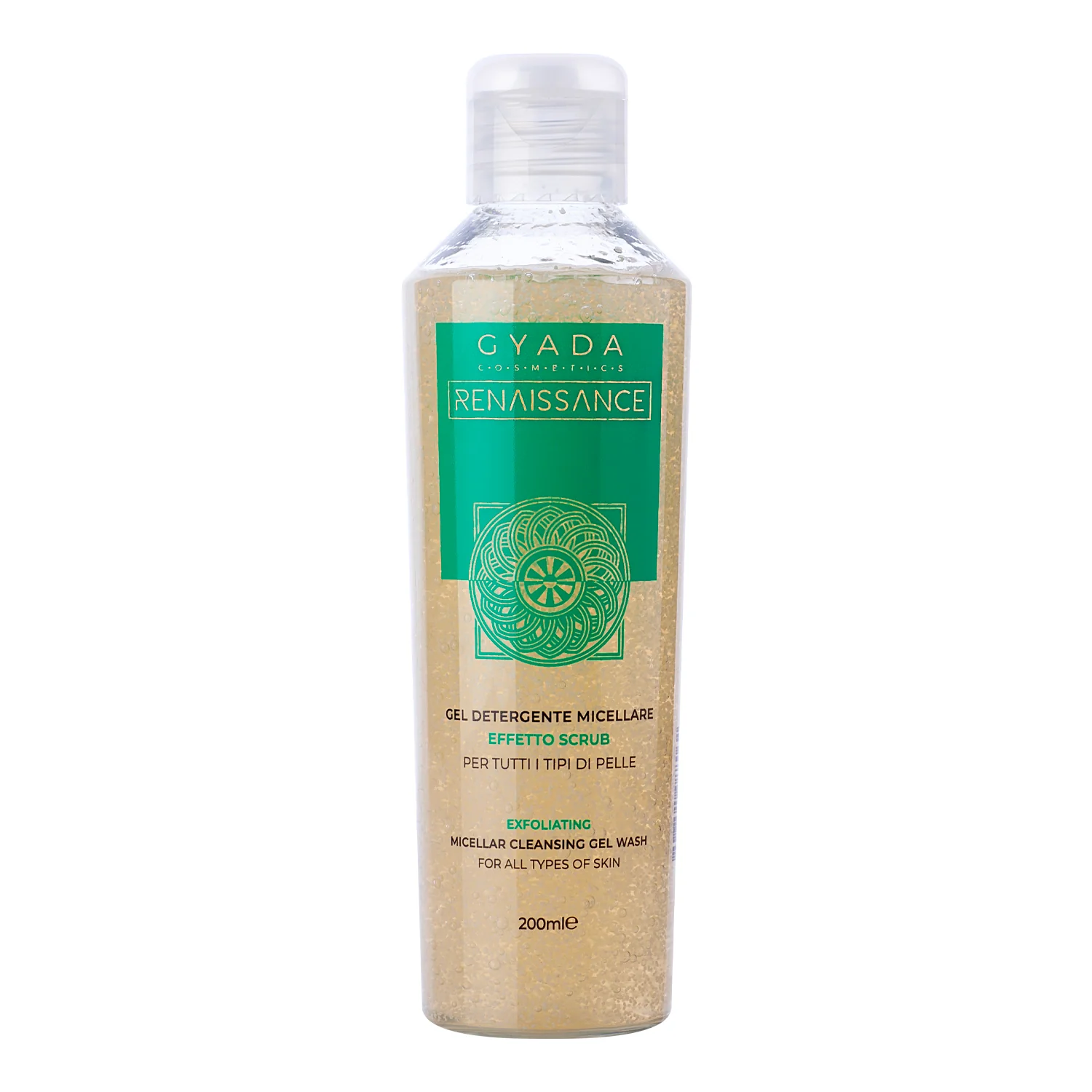 Renaissance Gel Detergente Micellare Scrub - Gel detergente viso, Esfoliante viso