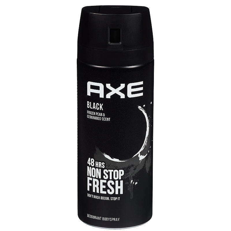 Ax Body Spray 150 ml Ax Zwart
