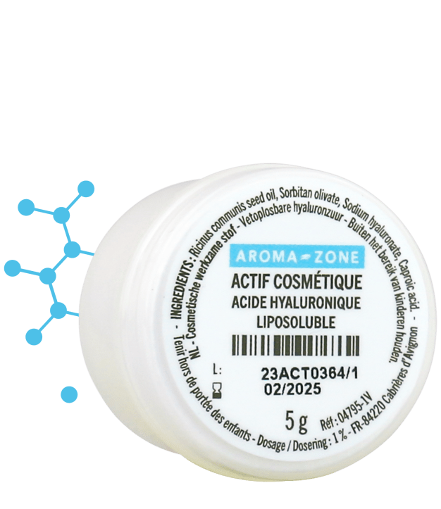 Actif cosmétique Acide hyaluronique liposoluble
