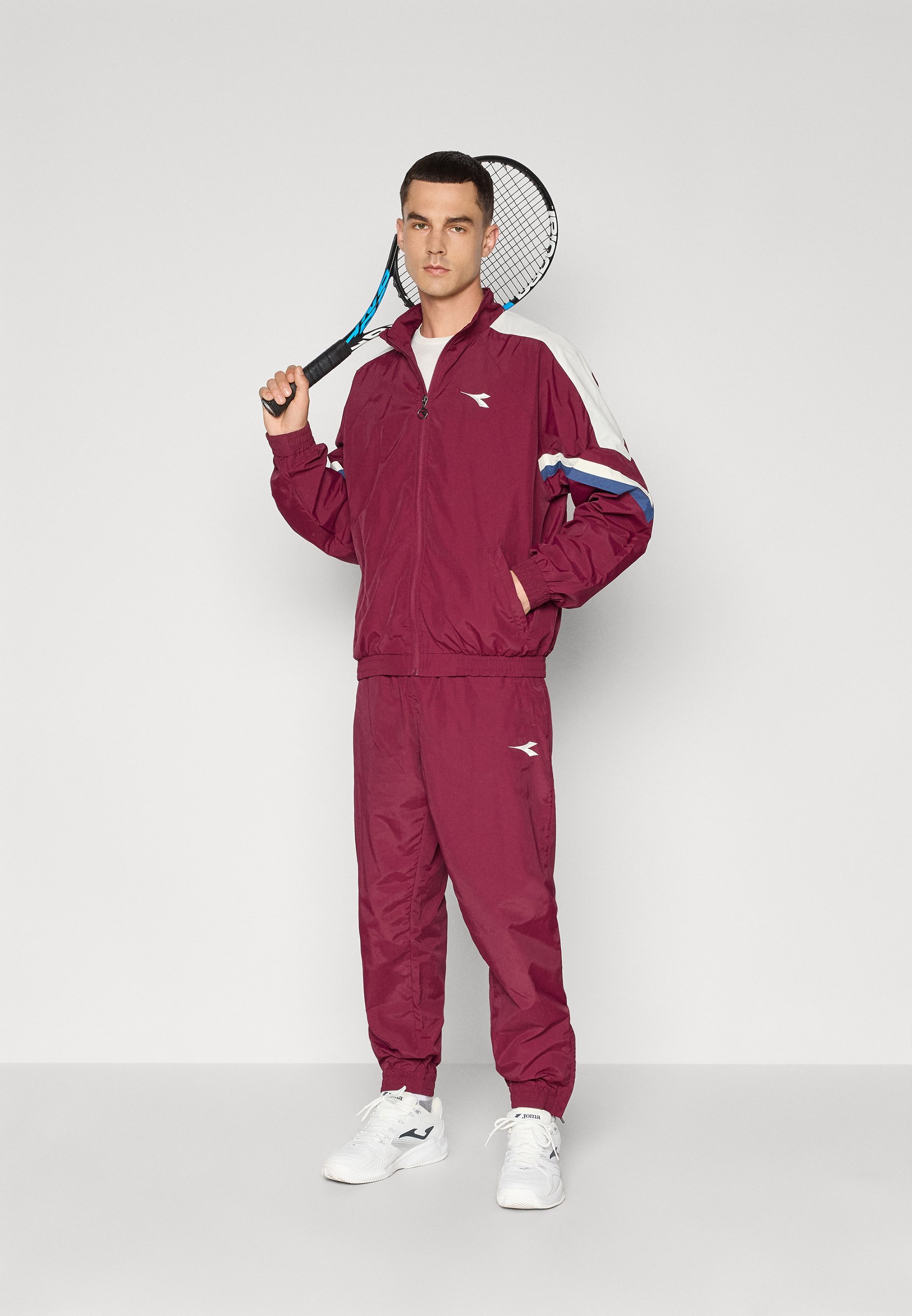 Diadora TRACK JACKET ICON - Veste d'entraînement - bannière bordeaux