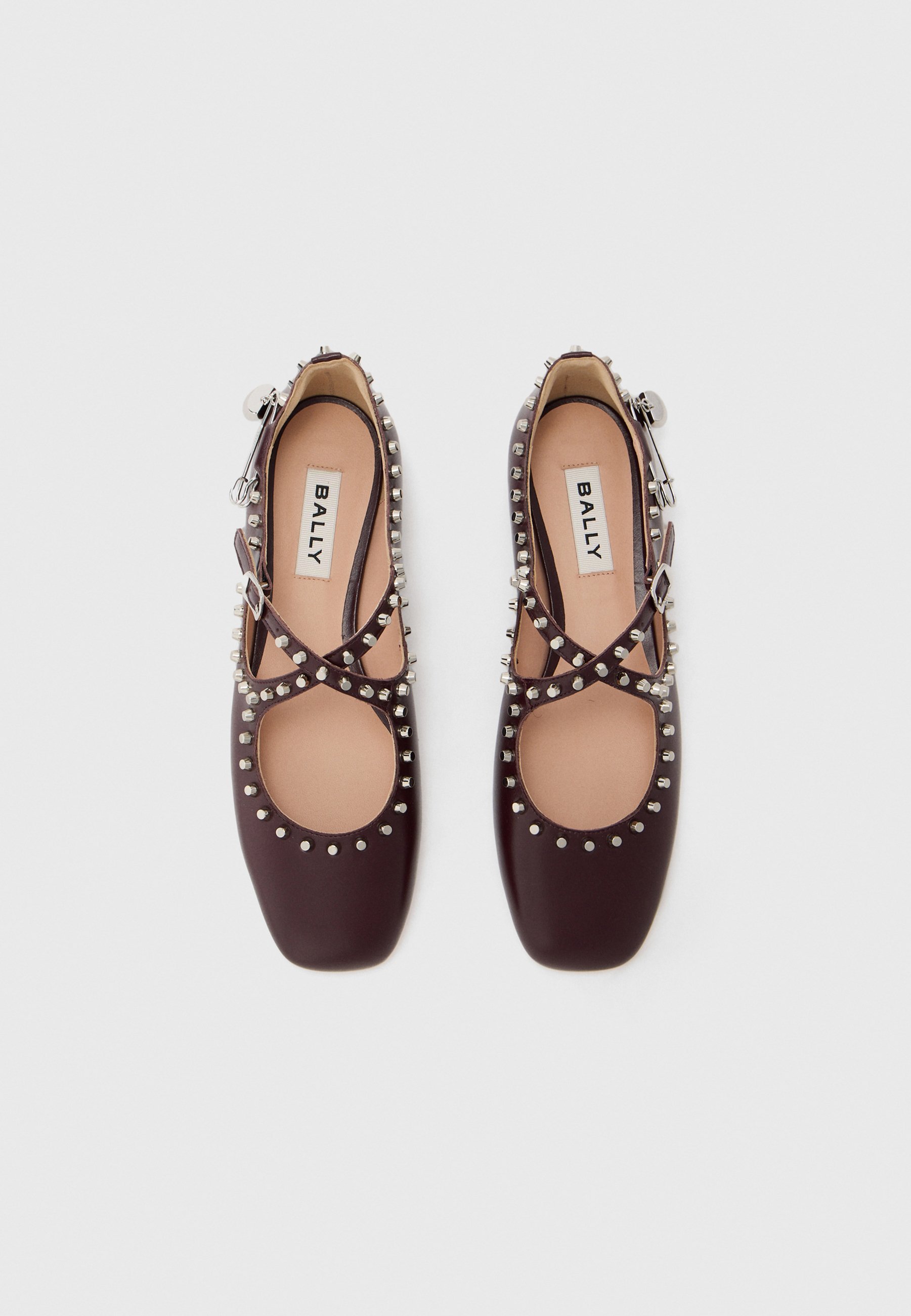Bally BELISKA - Ballerines à bride cheville - bordeaux