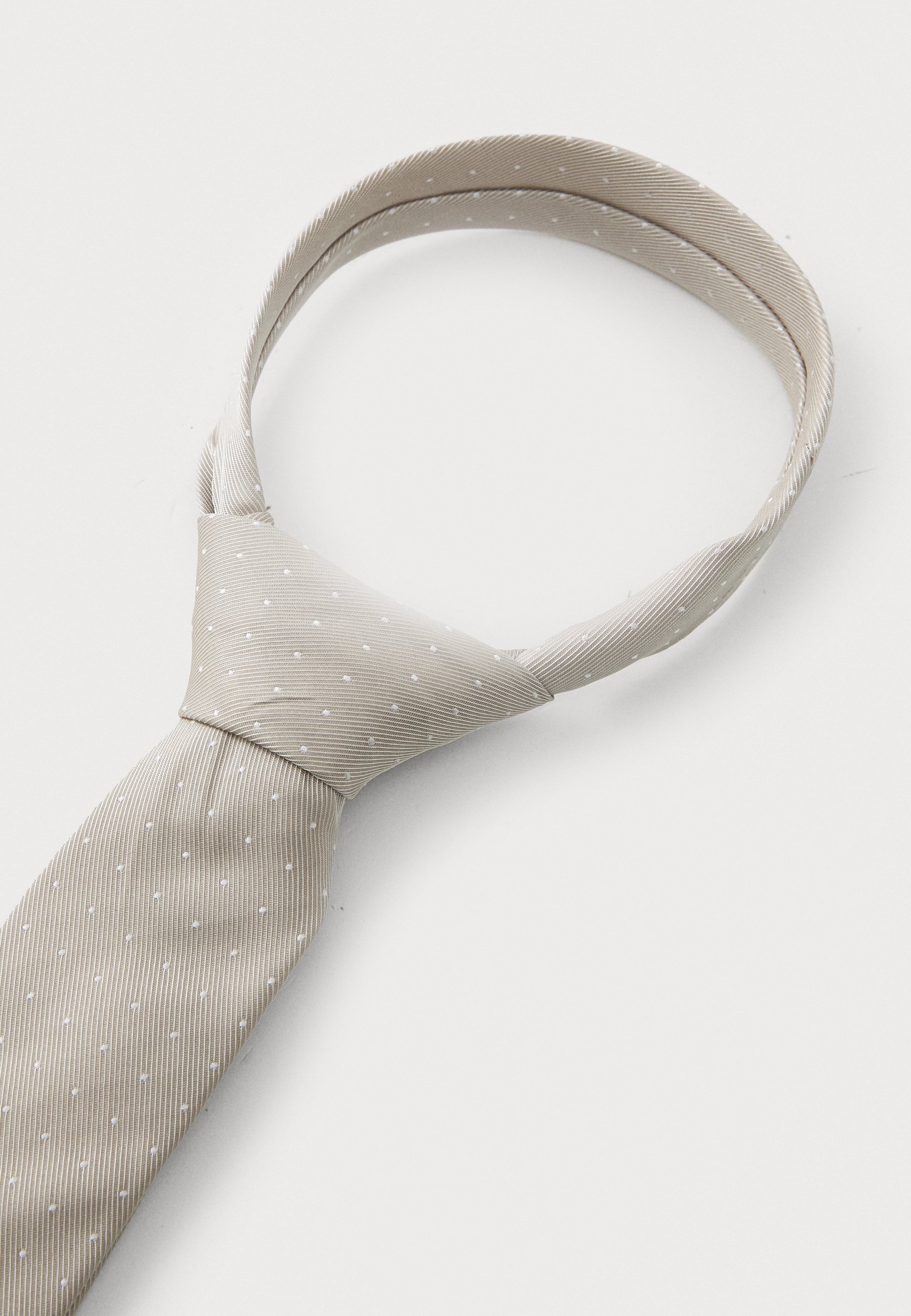 Calvin Klein SKOKIE PIN DOT - Stropdas - taupe