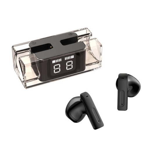 Smartek TWS-E90 Kabellose Kopfhörer, Sport-Stereo-Kopfhörer mit Mikrofon und Touch-Steuerung
