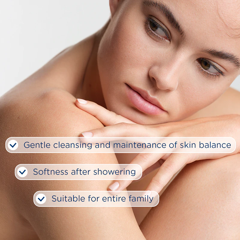 Bioderma Atoderm Gel, um gel de banho suave para pele seca e sensível.