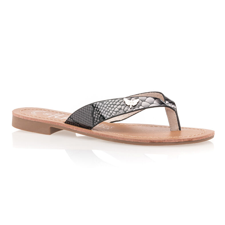 Tongs / entre-doigts Femme Noir