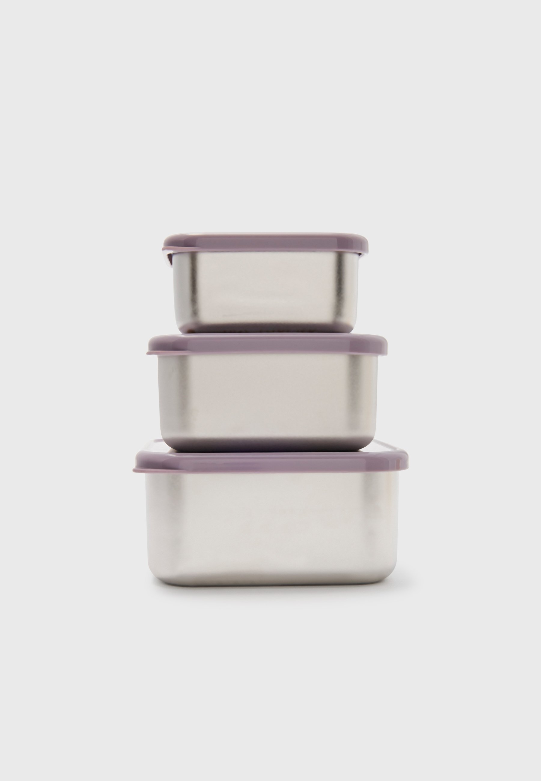 Lässig SNACKBOX SET - Boîte à lunch - lilas