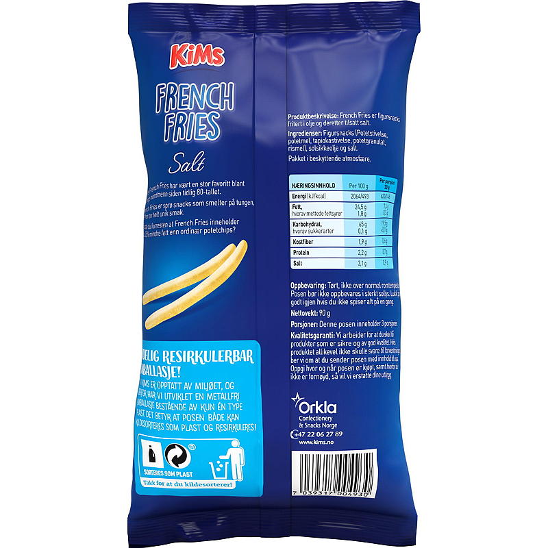 Kims Ranskalaiset perunat 90 g Kims