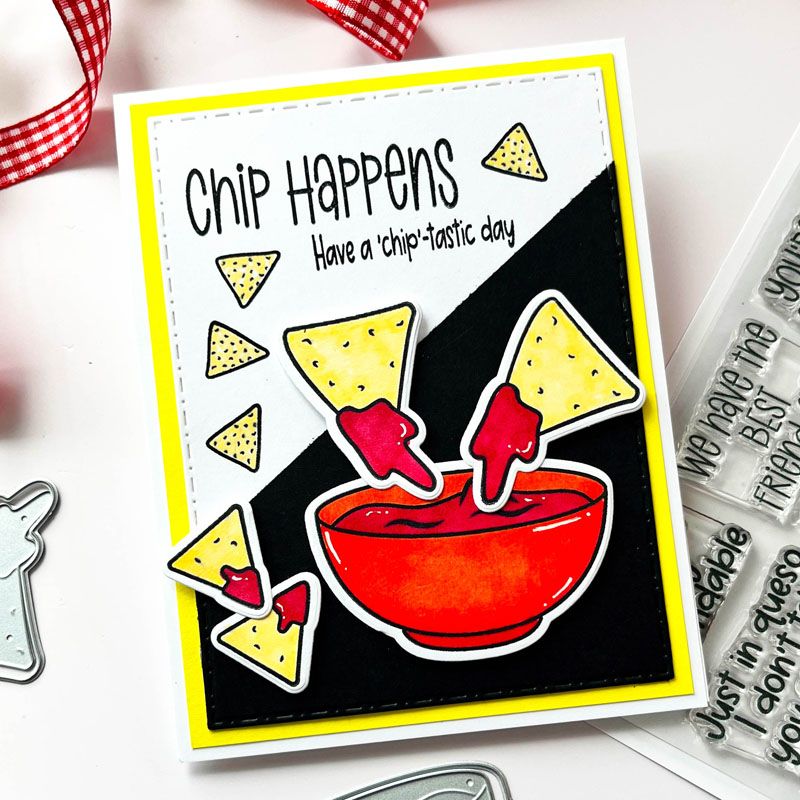 Chips Galore Sayings Clear Stamps Set of 9