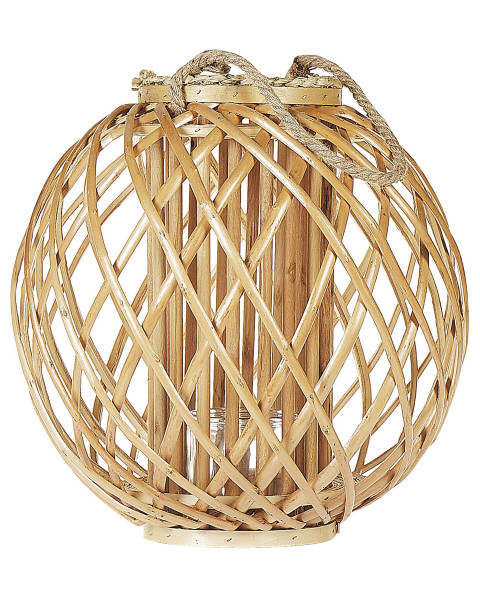 Latarnia SAMOA Drewno 41 cm Naturalny