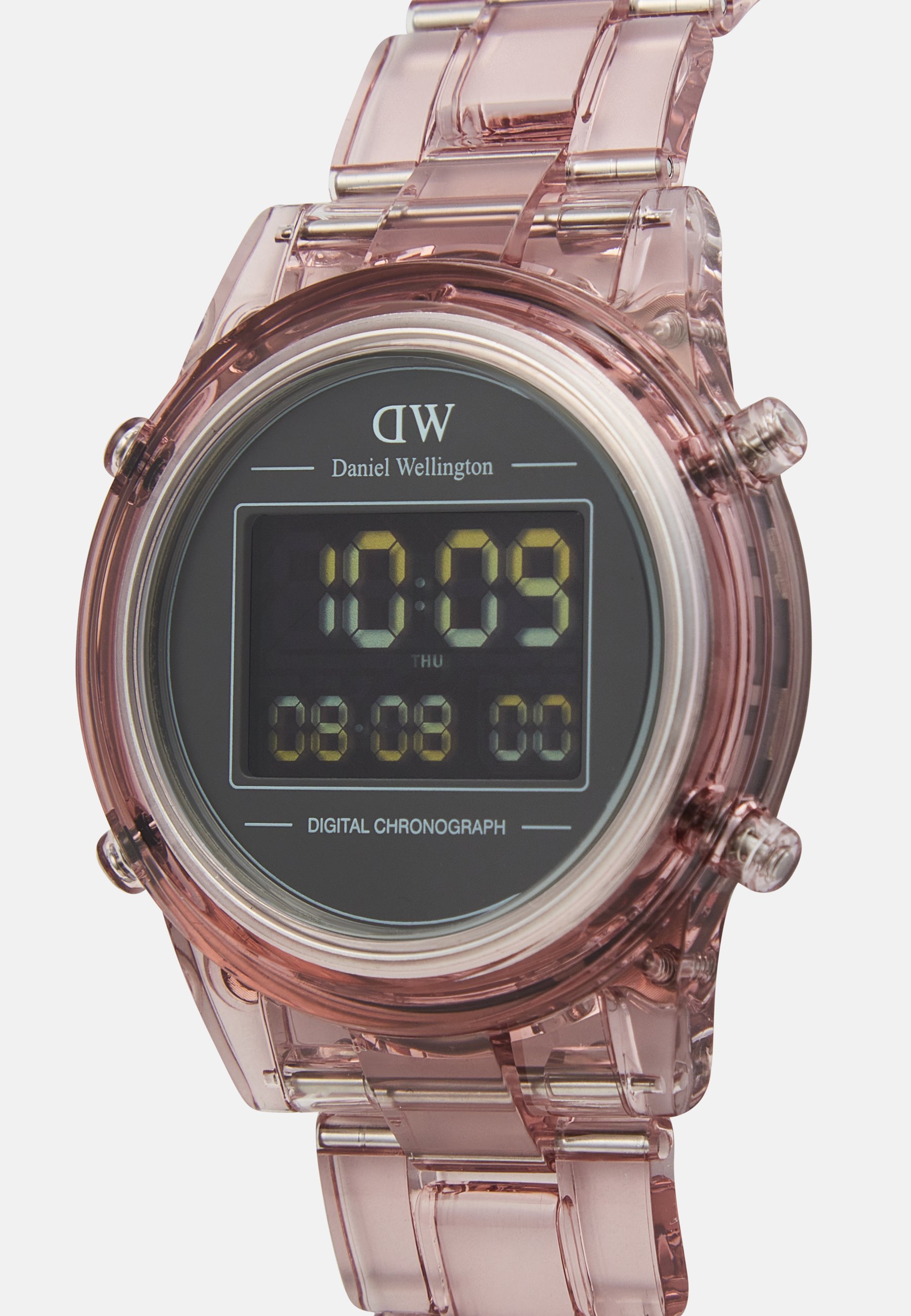 Daniel Wellington RETRO - Digitaal horloge - donkerroze