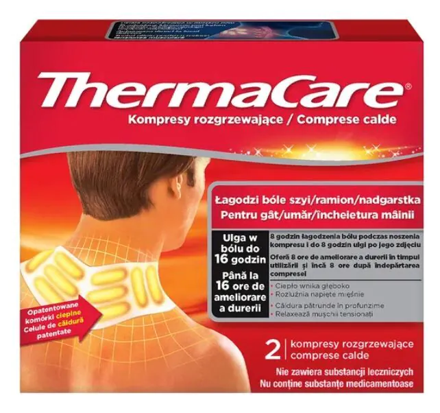 ThermaCare, Kompresy rozgrzewające na szyję, ramiona, nadgarstki