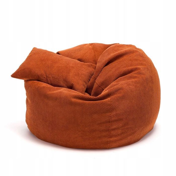 Sillón tipo puf Ecopuf - Sillón, sofá, cojín de suelo, puf para interior/exterior - Naranja