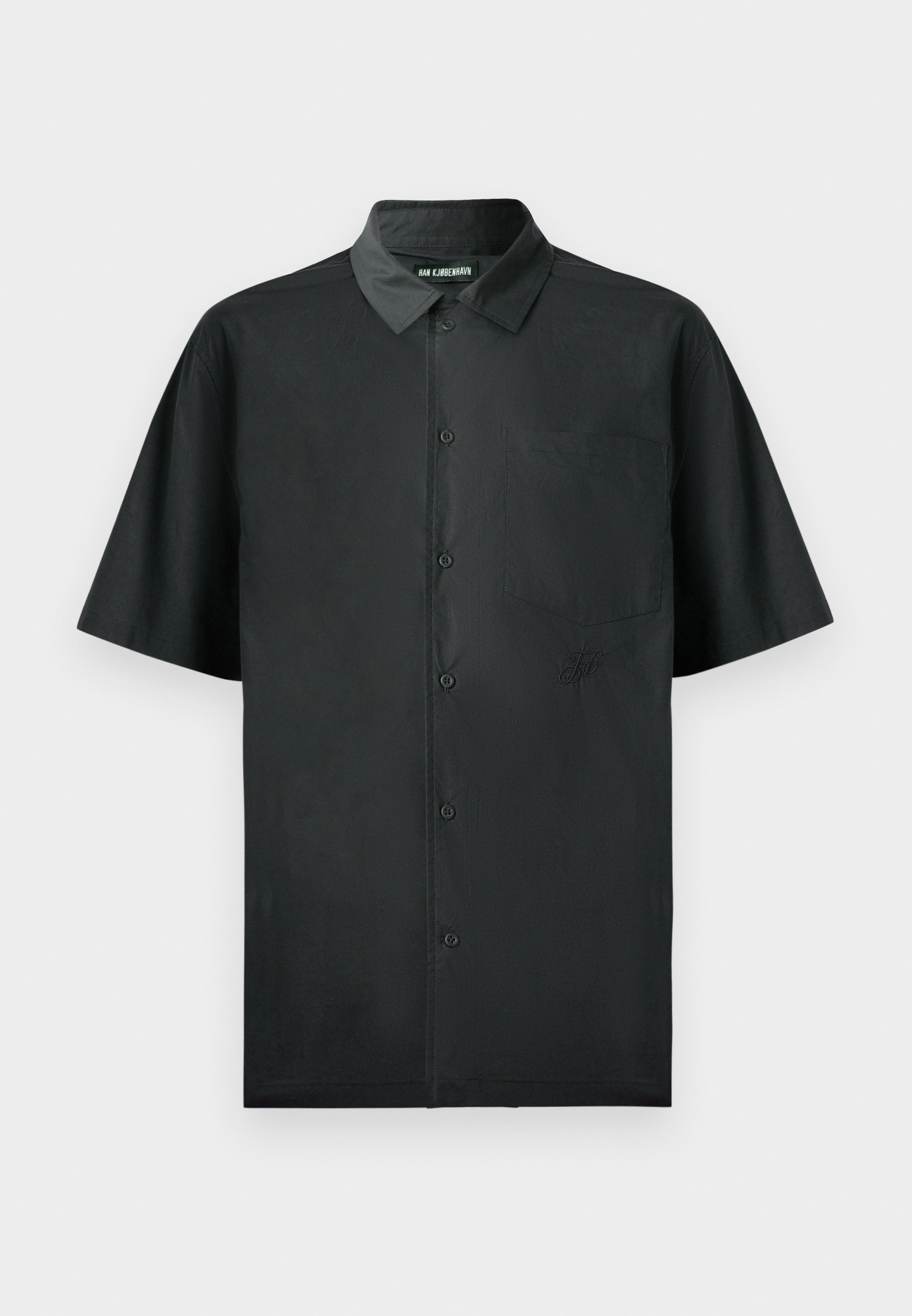 Han Kjøbenhavn SHORT SLEEVE SHIRT - Hemd - anthrazit schwarz