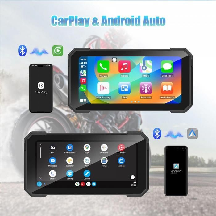 GPS para motocicleta de 6,25