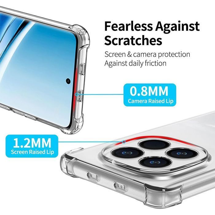 Capa + 2 Protetores de Tela de Vidro Temperado para Xiaomi Redmi Note 15 5G/4G - Proteção Fina e Transparente em Silicone Resistente a Impactos