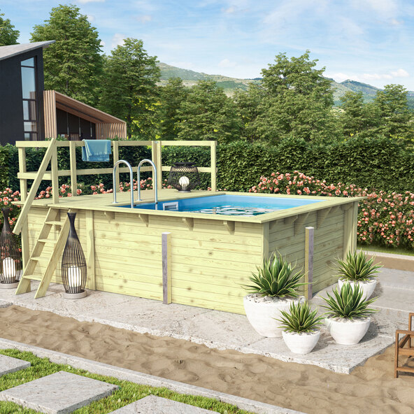 Piscina Nemo, inclusiv terasă și accesorii