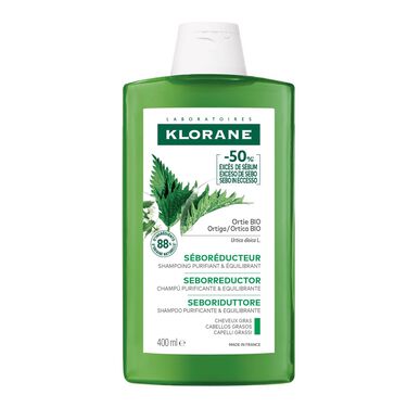 Klorane Nettle Oil Control Shampoo, økologisk neslesjampo, renser fett hår
