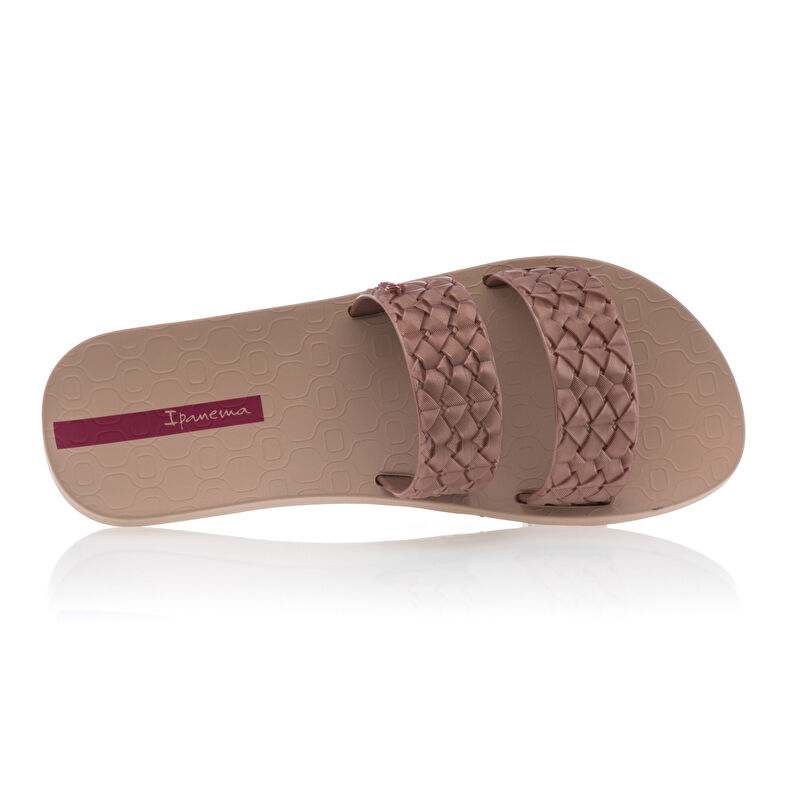 Rosa sandaler med rem för kvinnor