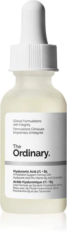 Sérum hidratante com ácido hialurônico 2% + vitamina B5 e ceramidas da The Ordinary