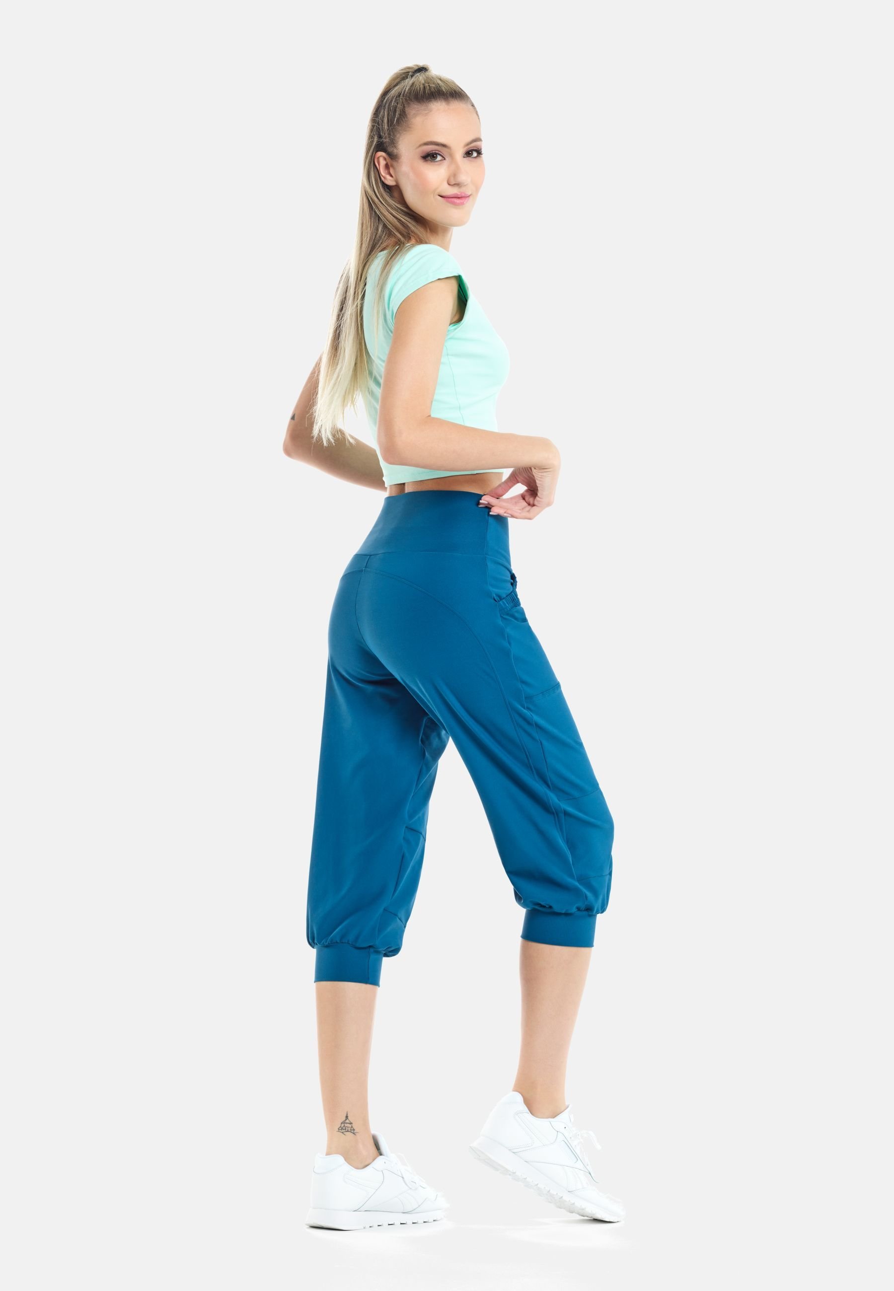 Winshape 3/4 sportbroek - turquoise groen