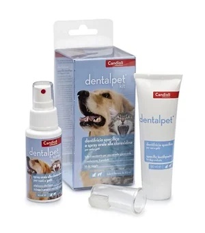 DENTALPET Dentalpet Set: Tandpasta 50 ml + Mondspray 50 ml + 1 vingerhoedje