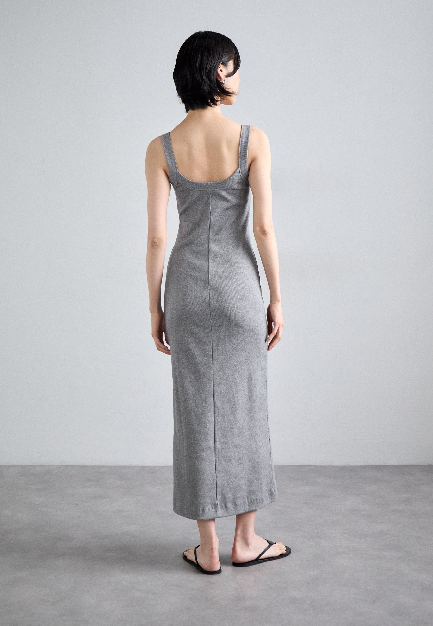 By Malene Birger LIO - Maxi-jurk - grijs gemêleerd