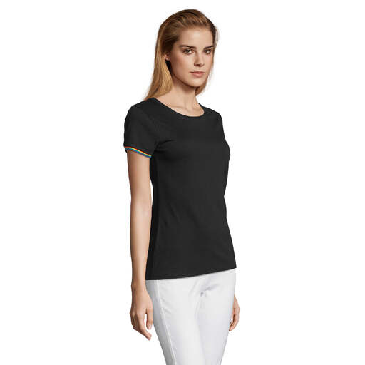 Sols Regenbogen Kurzarm-T-Shirt