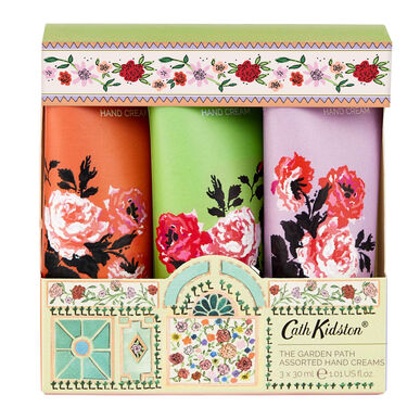 Krema za roke Cath Kidston Trio The Garden Path 3 x 30 ml