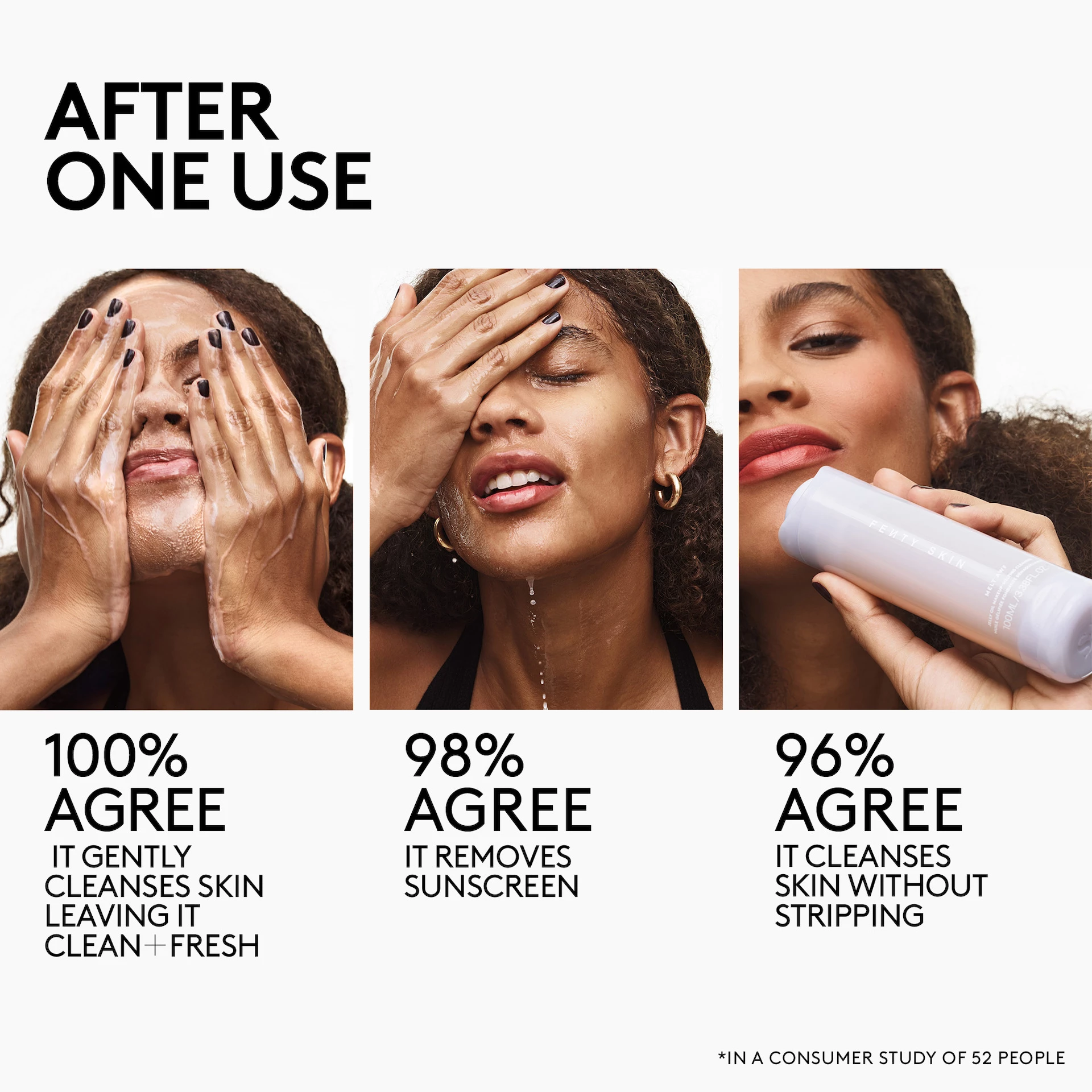 Demachiant topitor cu ulei jeleu Melt AWF 100 ml - Fenty Skin