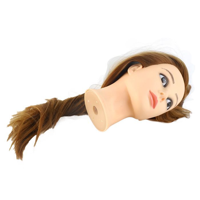 Cabeça de boneca para cosmetologia SALALIS, cabeça de manequim para treinamento, boneca para cosmetologia, cabeça para higiene capilar