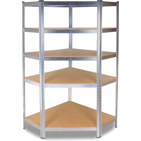 Regał magazynowy narożny metalowy GC9040 MDF 875kg