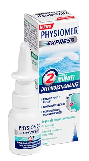 PHYSIOMER Physiomer Express Spray 20 ml Natürliches abschwellendes Mittel