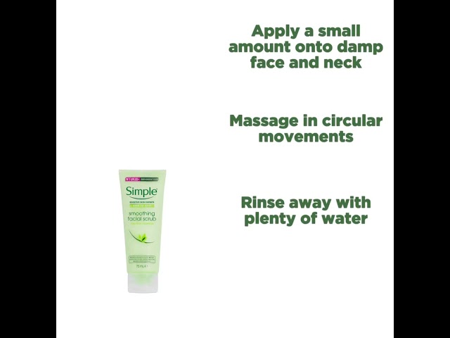 Simple Kind to Skin Smoothing Facial Scrub 75ml