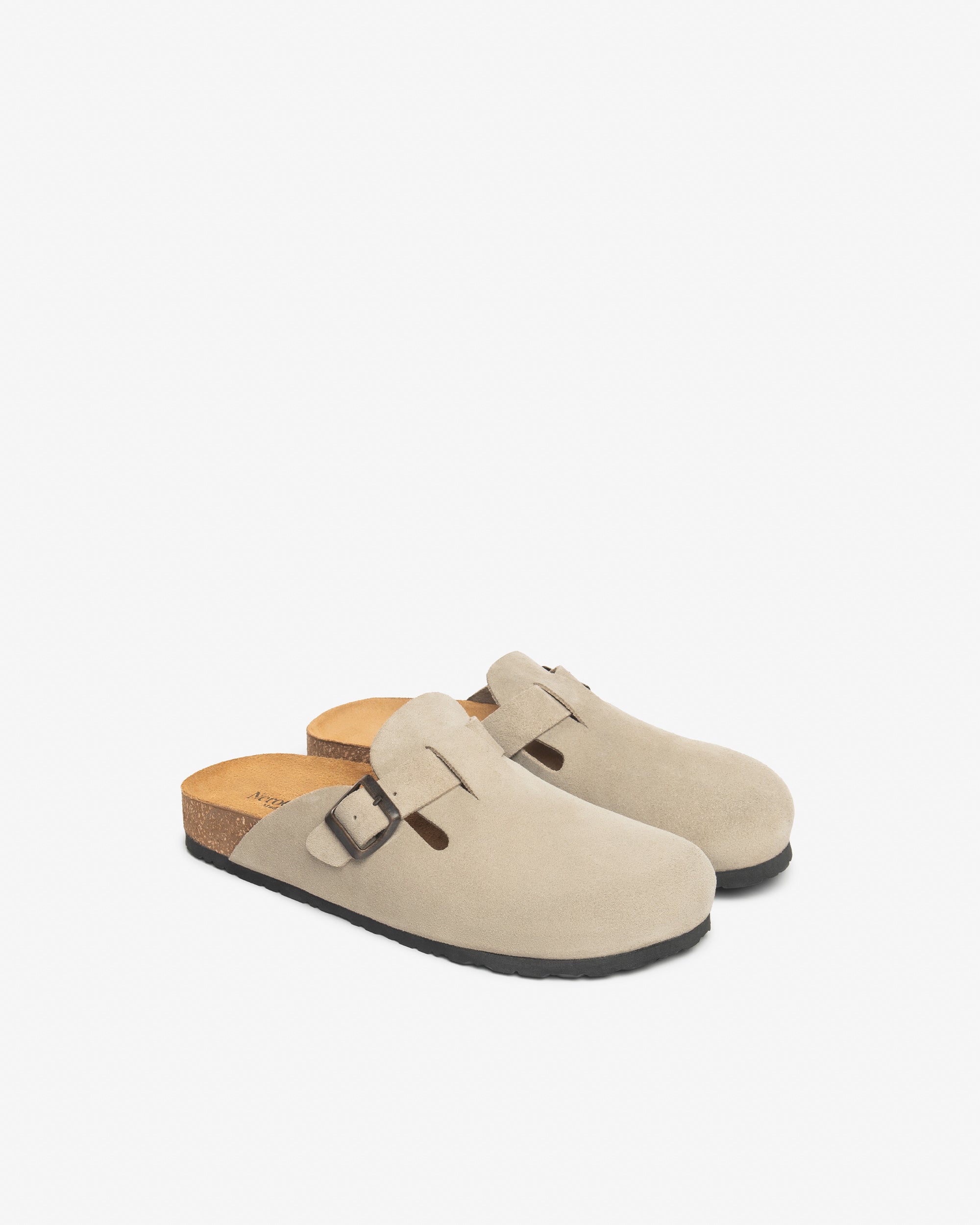 Pantoufles en daim pour hommes