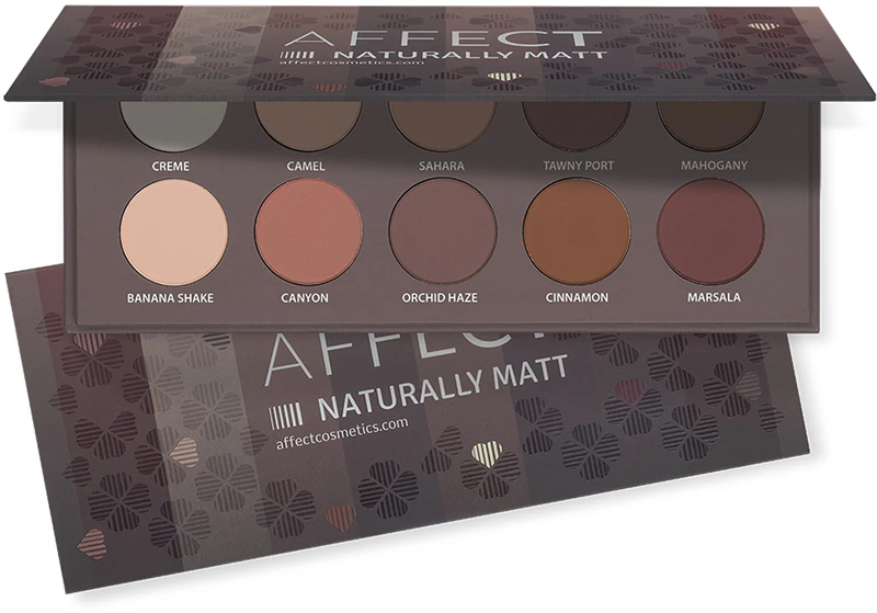 Affect Naturally Matt Lidschattenpalette