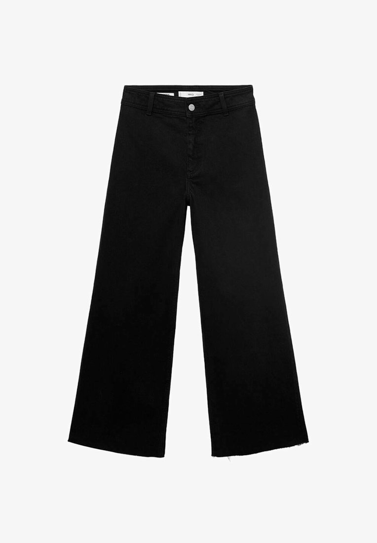 Jean évasé taille haute Mango CATHERIN CULOTTE - denim noir