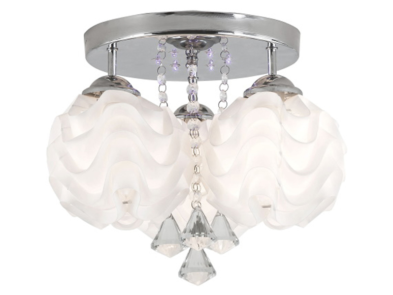 Lampa sufitowa Sada 3-punktowa metalowa srebrna