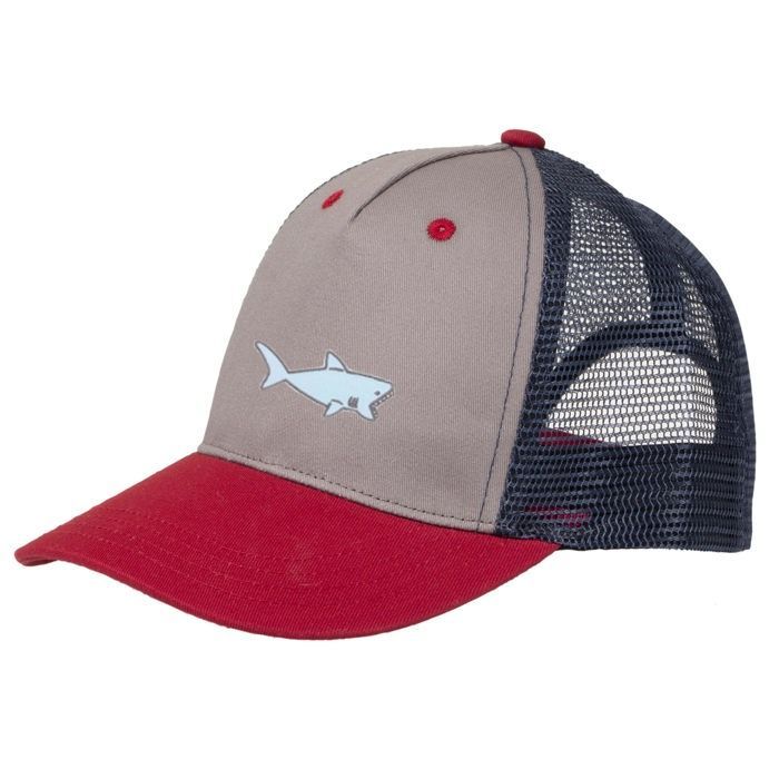 Gorra Isotoner Tricolor con Parche Divertido Azul Marino/Rojo para Niño