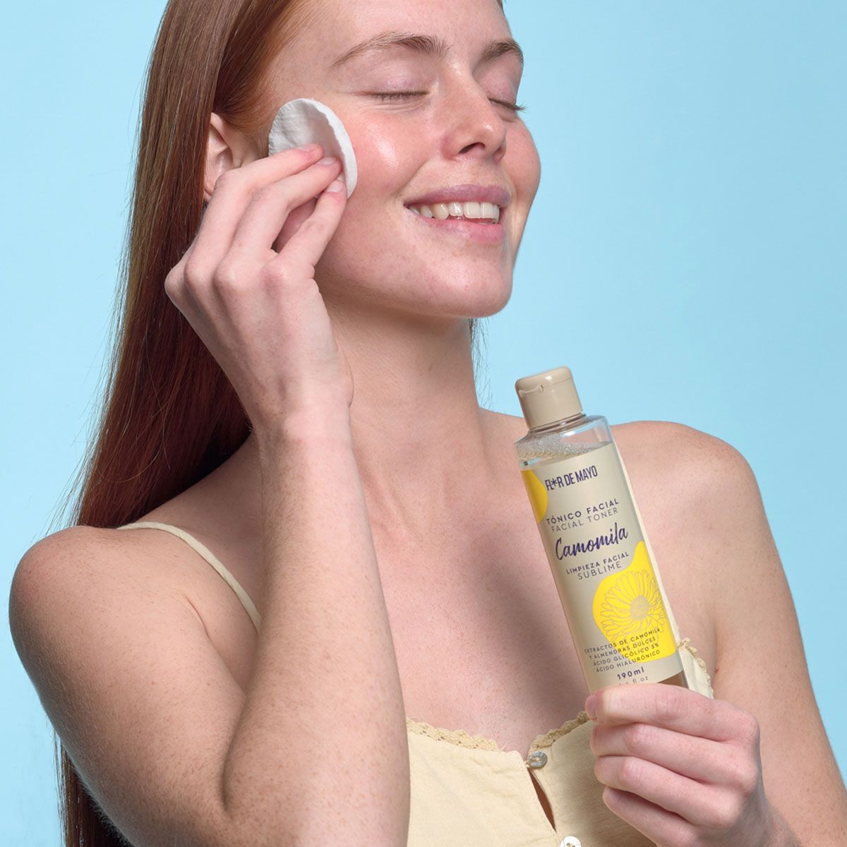 Sublime Chamomile Facial Toner Pene in geli za čiščenje obraza