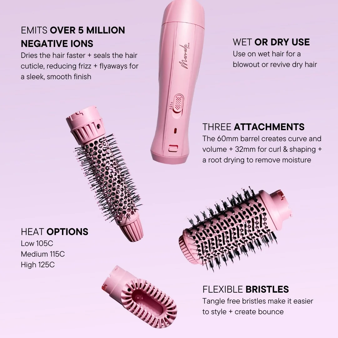 Hair Tools Interchangeable Blow Dry Brush - Spazzola Elettrica Capelli