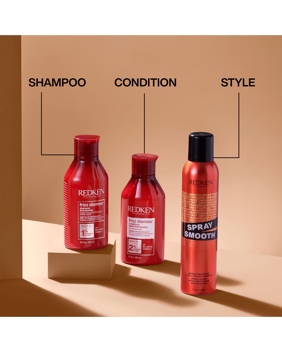 REDKEN Frizz Dismiss Σαμπουάν κατά του φριζαρίσματος για φριζαρισμένα μαλλιά