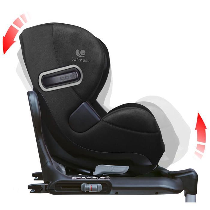 Cadeira auto RENOLUX R129 i-size 40-105 cm Softness® GAÏA+ Carbon