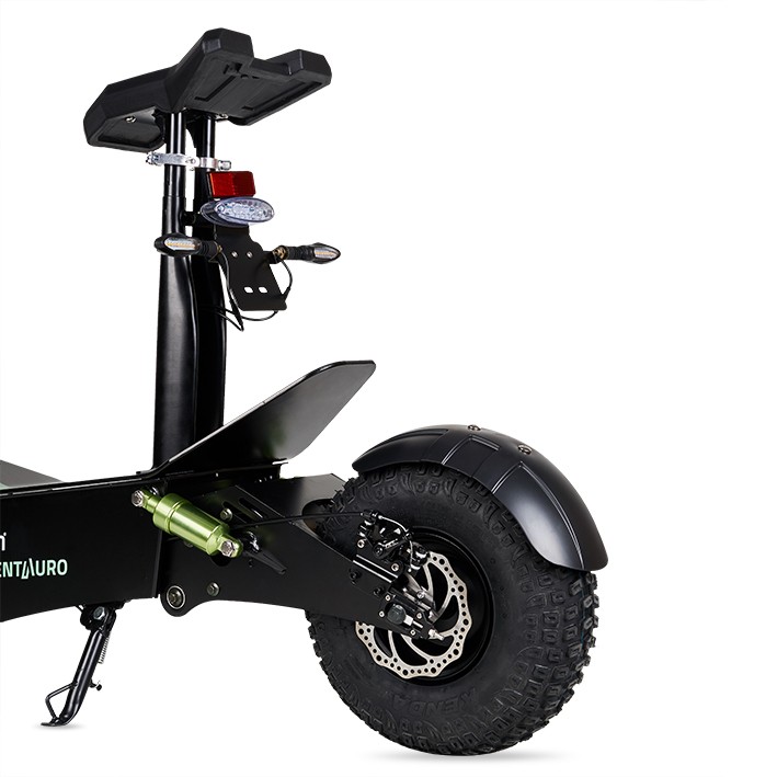 CENTAURO ELECTRIC SCOOTER, LEGAL USE, WITH SEAT AND XXL GREEN LCD SCREEN