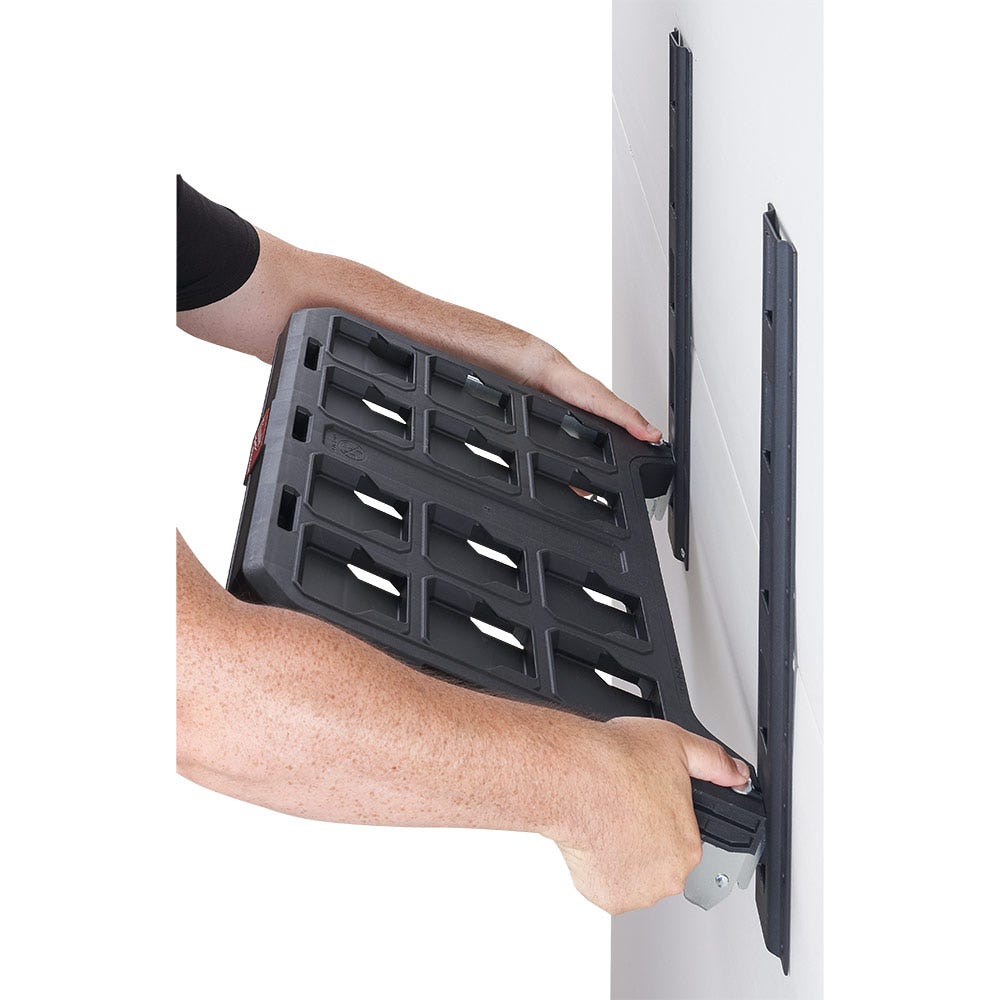 Trilhos de prateleira verticais de 2 peças MILWAUKEE E-Track PACKOUT™ 48228482