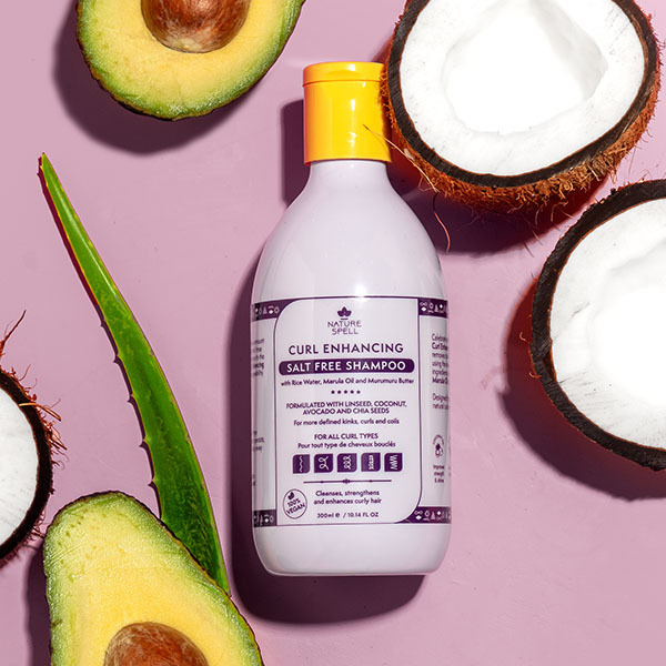 Dúo de champú y acondicionador para realzar los rizos de Nature Spell