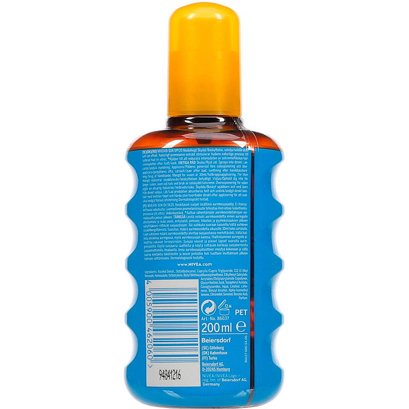 Nivea Sun SPF20 200 ml Spray Bronzeöl